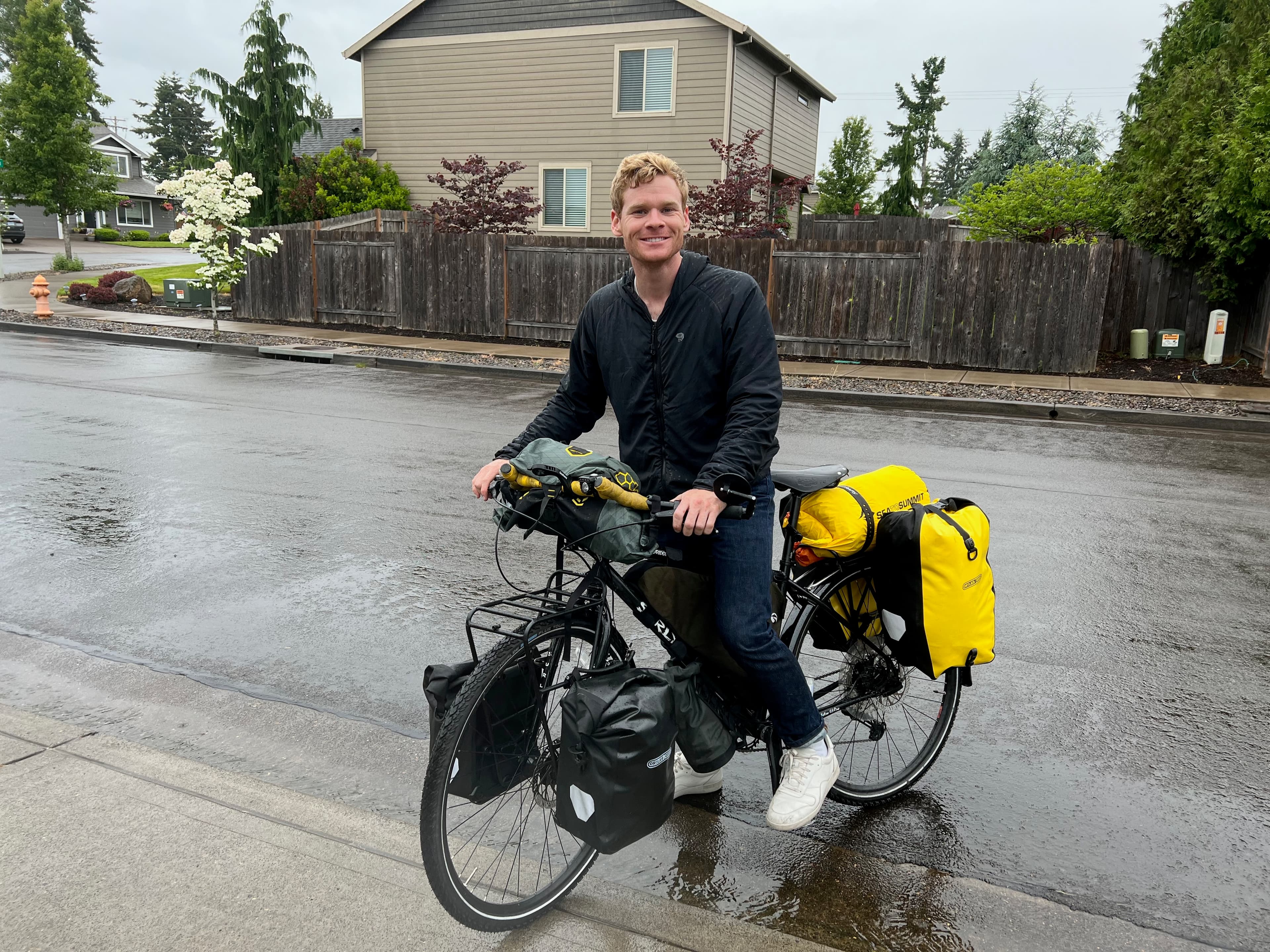 Taylor Howson on a bike